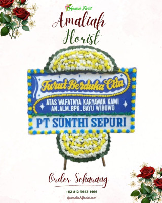 Papan Bunga Duka di Gunungterang