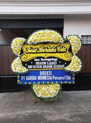Papan Bunga Duka di Gunungterang